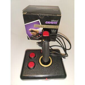 Vintage Advanced Gravis Analog Joystick Controller IBM PC Flightstick 15pin